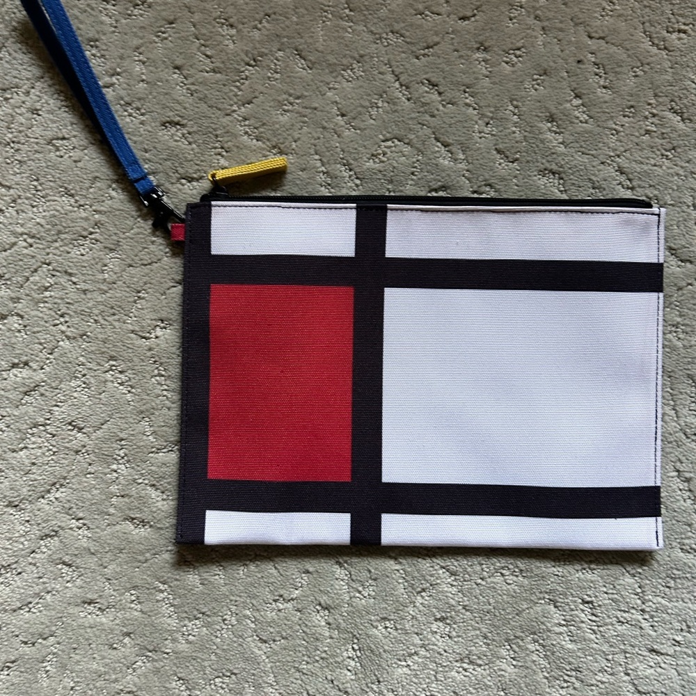 Mondrian style Cosmetic bag